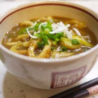 ◎ぱぱっと簡単♪残りカレーで和風カレーうどん